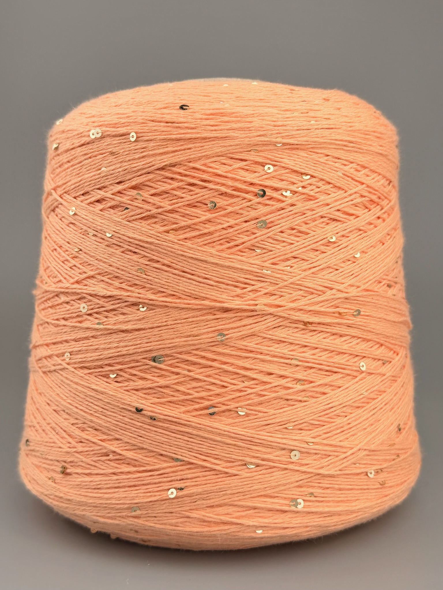 Primavera (Pailletten) 420m/100g – 100% Pima Baumwolle col. Pudriger Lachs foto 2